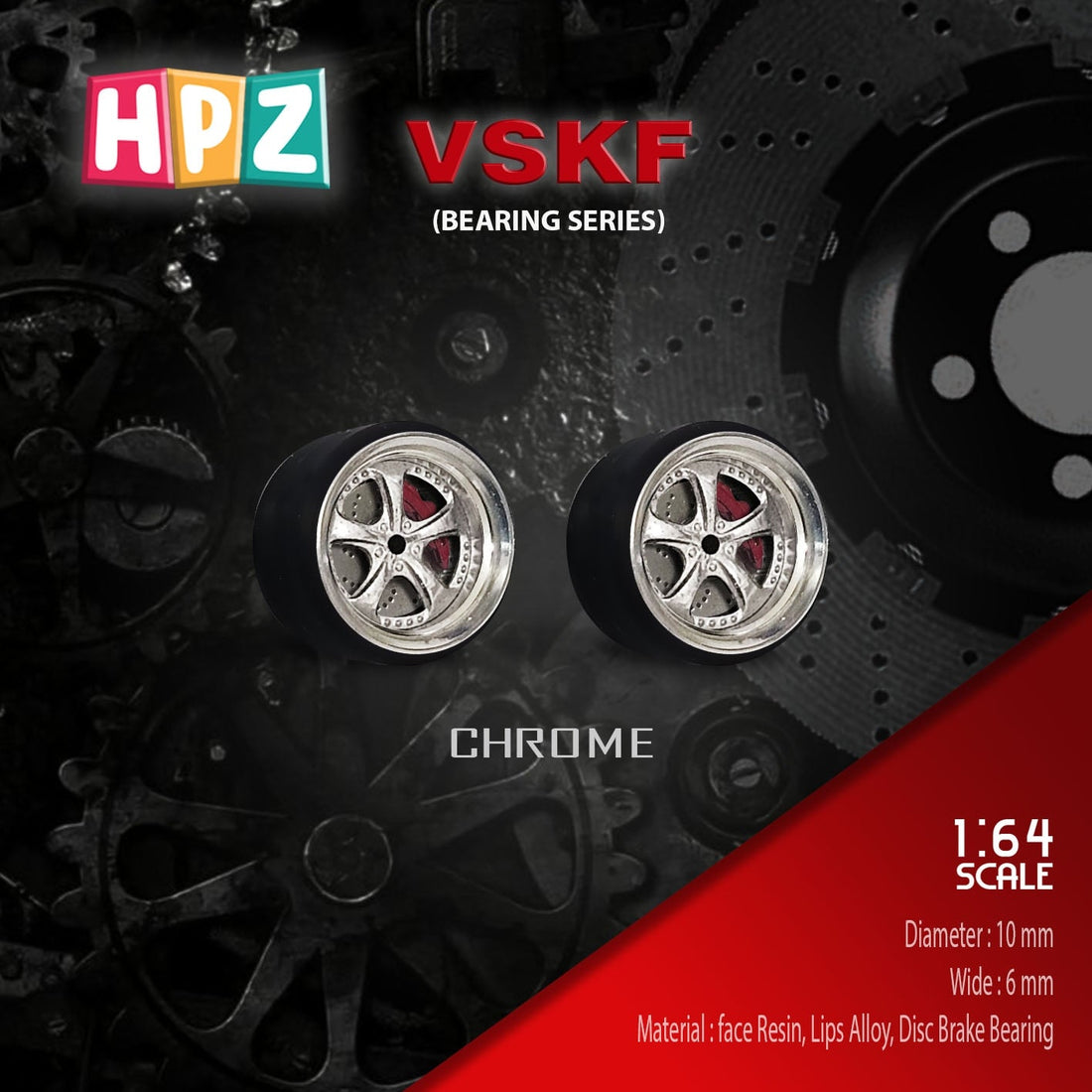 HPZ Wheels Model VSKF Bearing Series