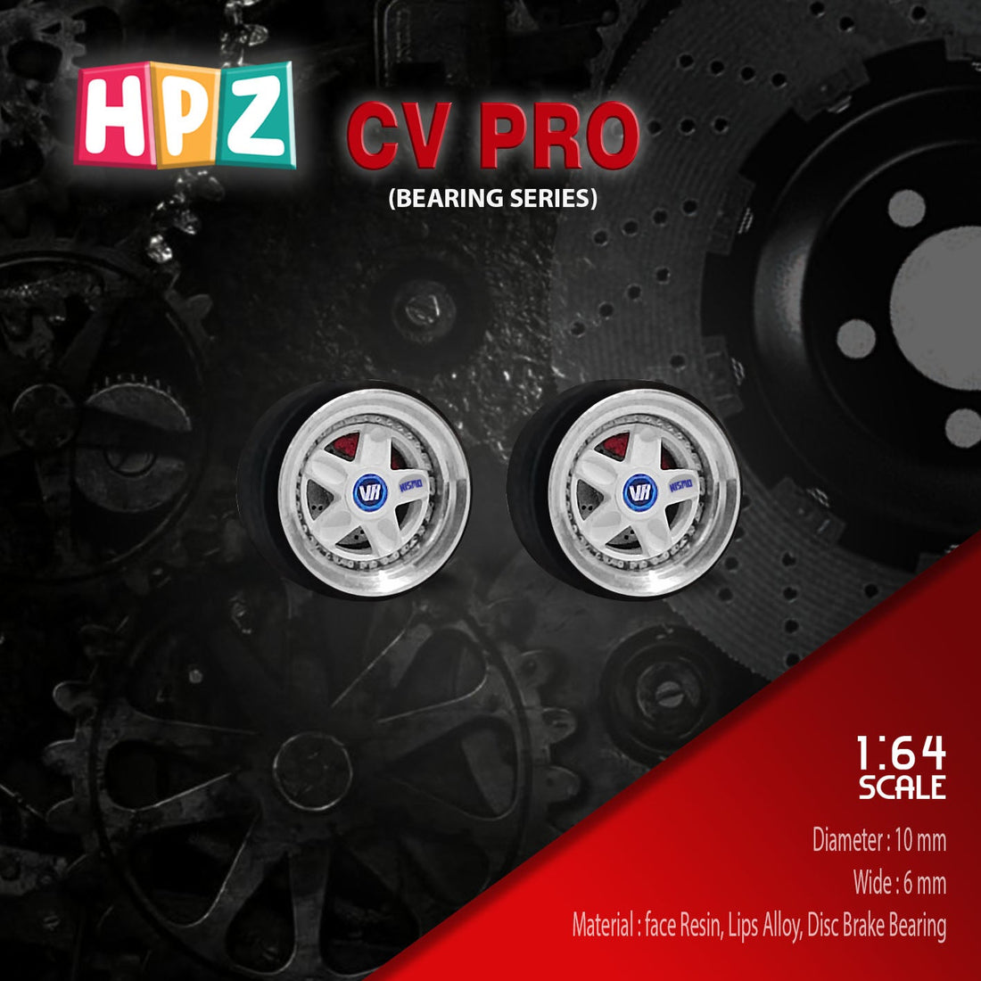 HPZ Wheels Model CV Pro Bearing Series