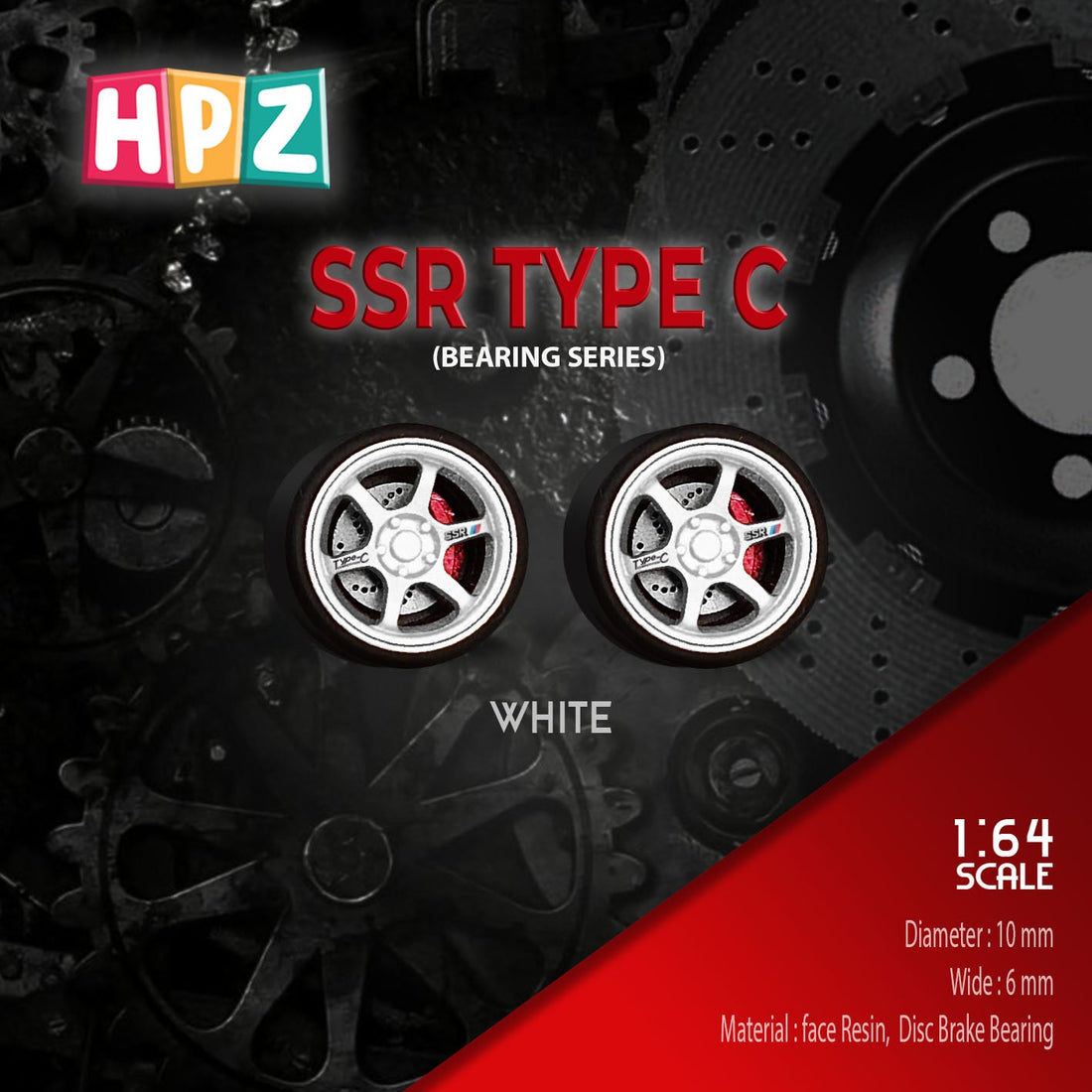 HPZ Wheels Model SSR Type C Bearing Series