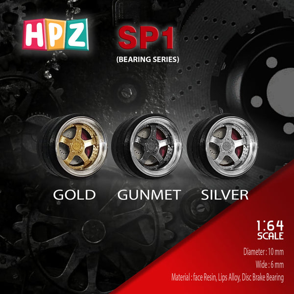 HPZ Wheels Model SP1 Bearing Series