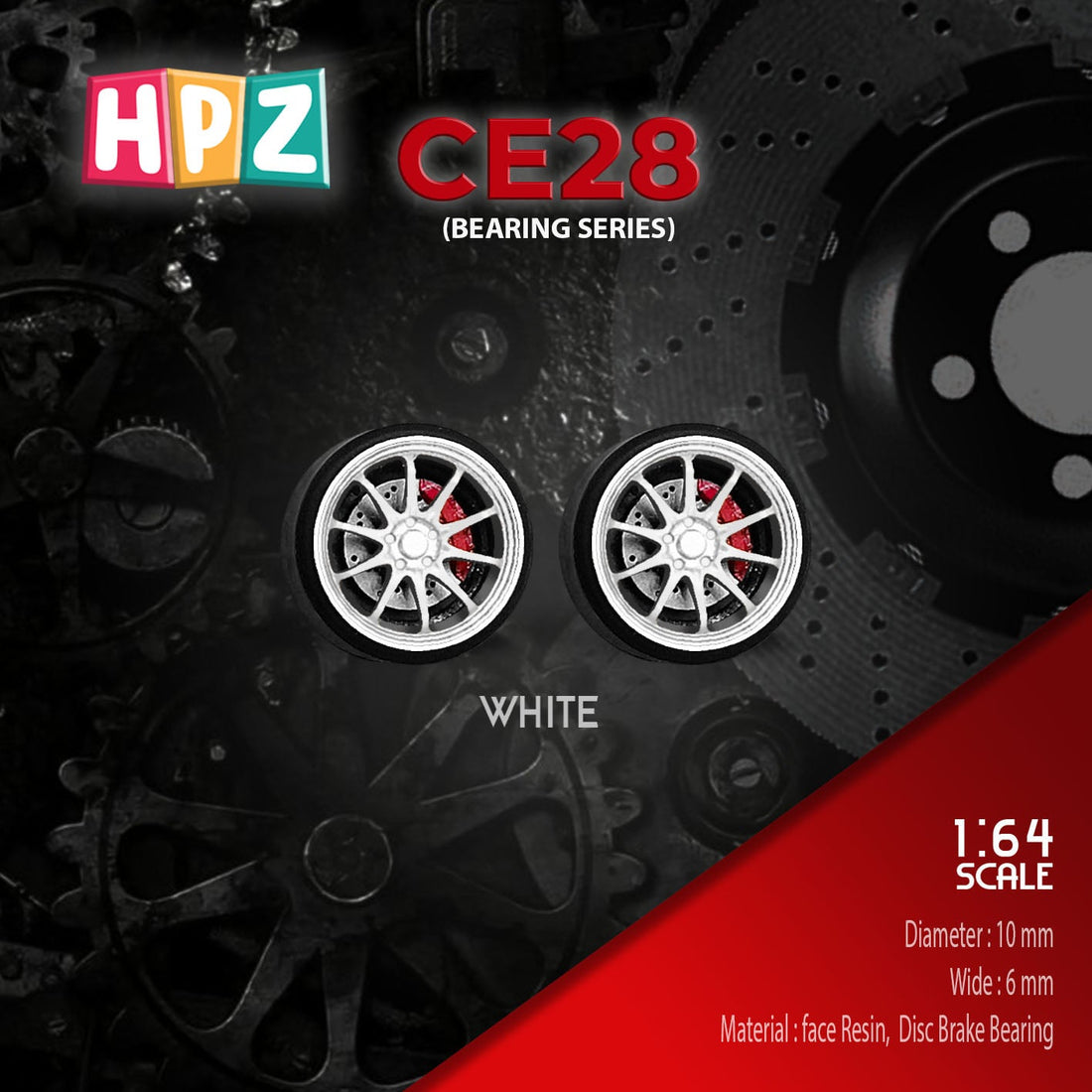 HPZ Wheels Model CE28 Bearing Series