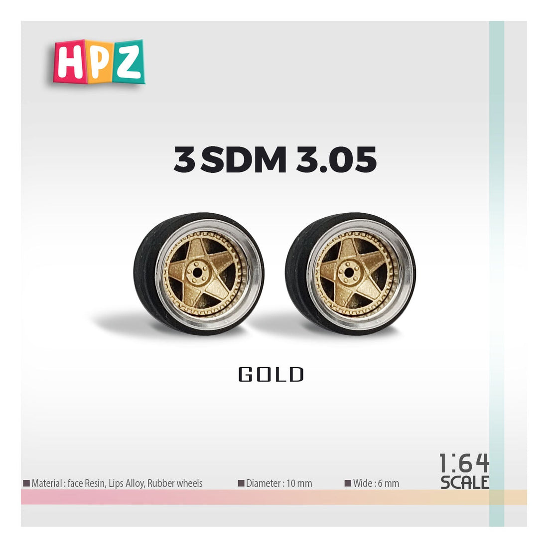 HPZ Wheels Model 3SDM 3.05