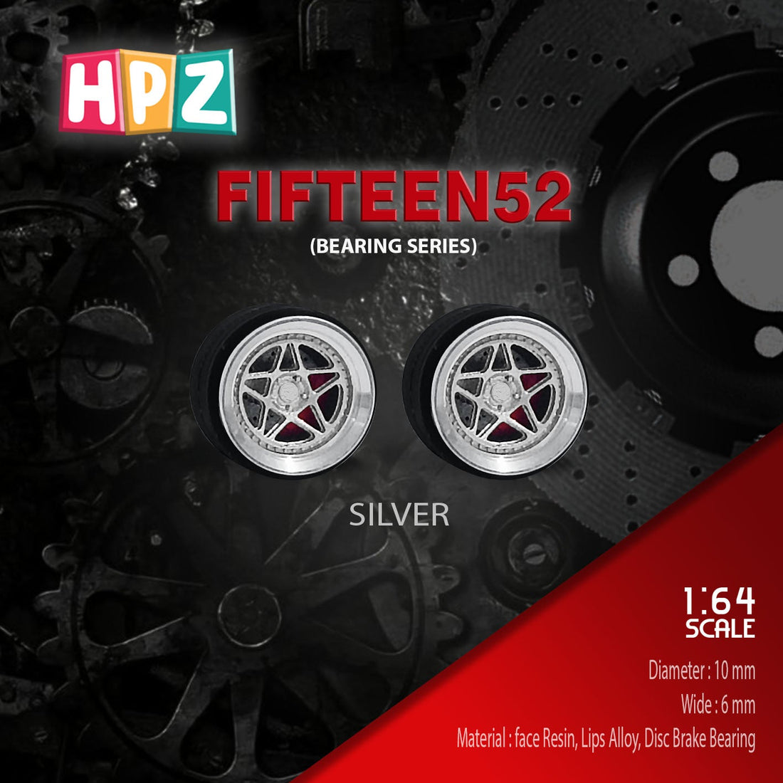 HPZ Wheels Model Fifteen 52 Bearing Series