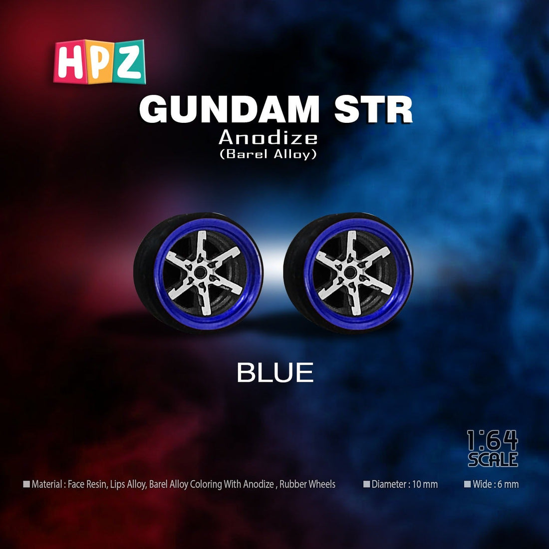 HPZ Wheels Anodize Model Gundam STR