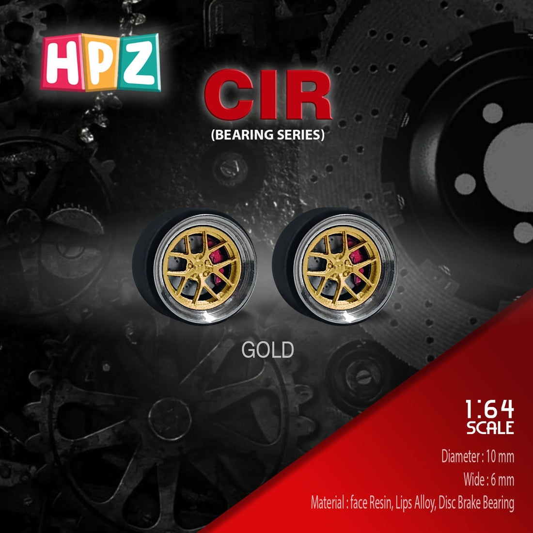 HPZ Wheels Model CIR Bearing Series