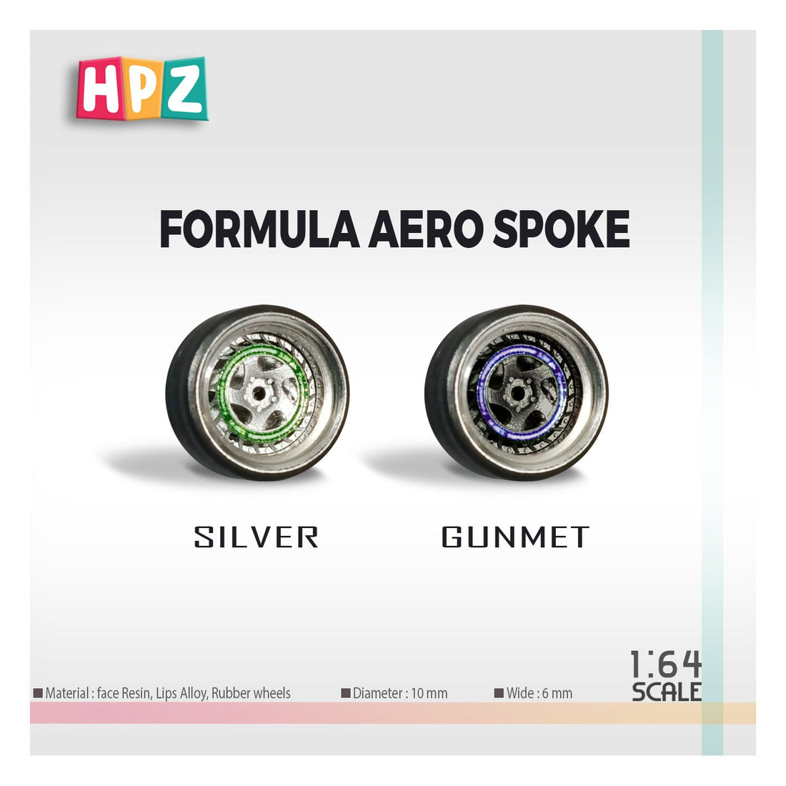 HPZ Wheels Model Formula Aero Spoke