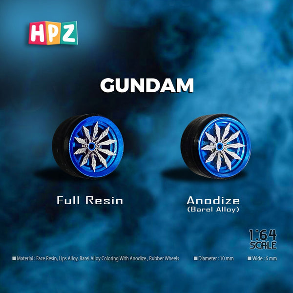 HPZ Wheels Anodize Model Gundam Series